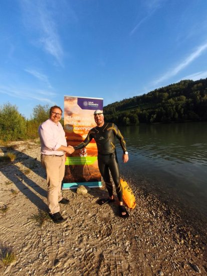 Miesner und Hess an der Daonau